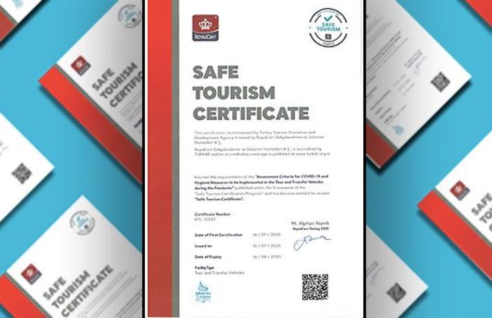 Mercan Tourism Güvenli Turizm Sertifikası alan ilk DMC oldu

 