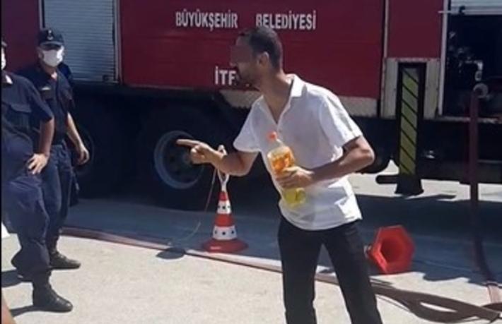 Tesisi mühürlenen otel sahibinden benzinli direniş