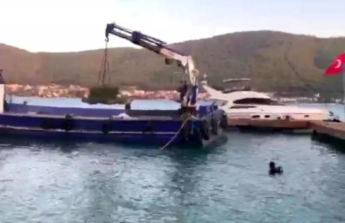 Otelin kaldırmadığı beton blokları Bakanlık kaldırdı