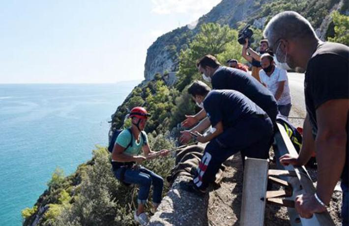 Ukraynalı turiste 6 saatlik kurtarma operasyonu