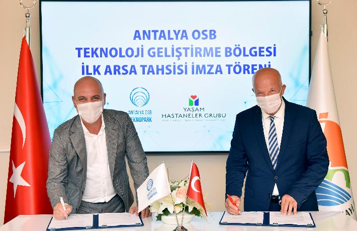 Antalya OSB Teknopark, ilk firma kabulünü sağlık alanında yaptı