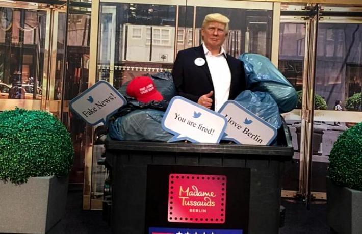 Madame Tussauds Müzesi, Trump'ın heykelini çöpe attı