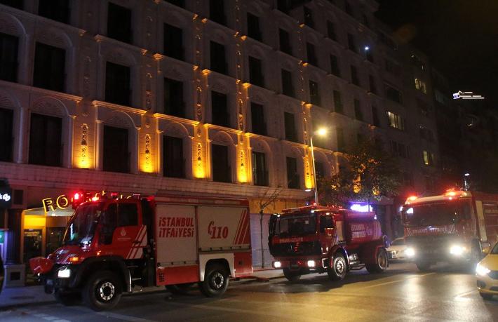 Şişli’de otel yangını... Müşteriler tahliye edildi