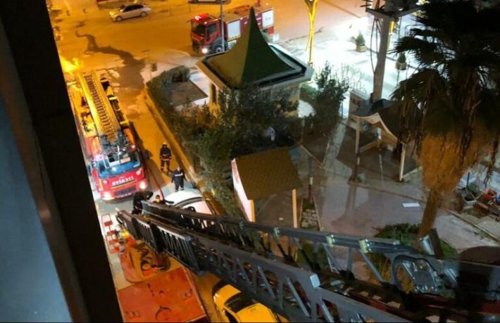 Mardin’de otel yangını: 1 ağır yaralı