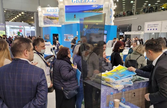 MITT Moskova’da Kemer standına yoğun ilgi
