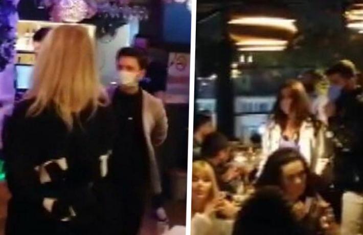 Beyoğlu'nda otel restoranına parti baskını