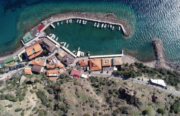Assos Antik Limanı'nda turistik tesisler kapatıldı