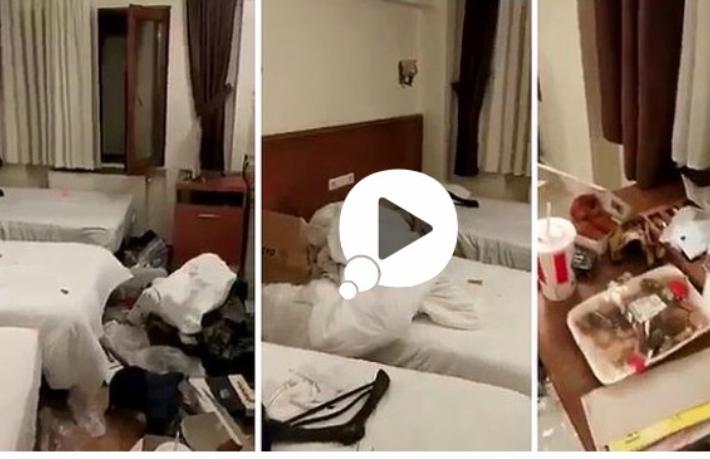 Konakladıkları odayı berbat bir halde bırakan turistlere isyan eden otel müdürü