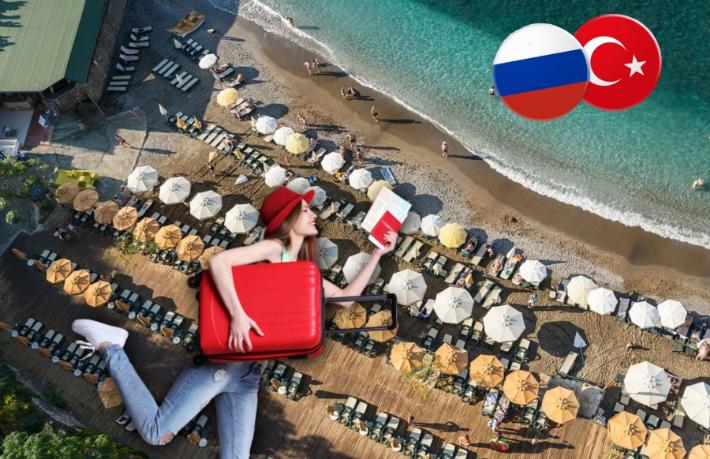 Rus turist gelse de rekor kırıyor, gelmese de