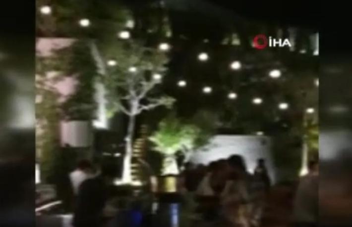 Otelde parti 'Güvenli Turizm Sertifikası'nı götürdü