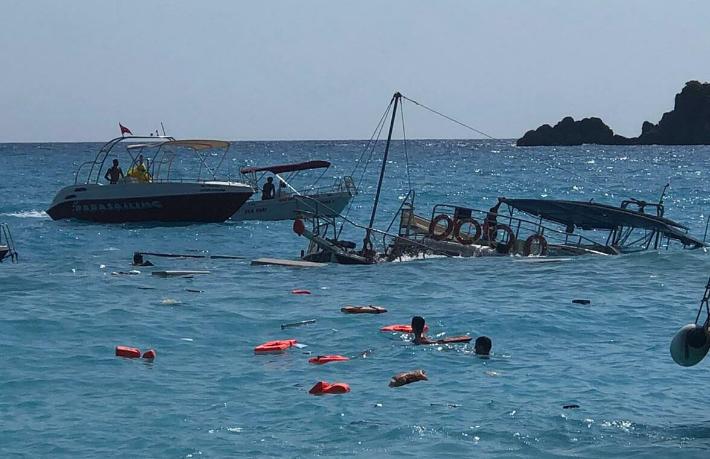 Muğla’da tur teknesi battı: 1 çocuk hayatını kaybetti