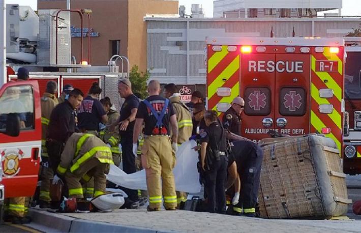 Sıcak hava balonu düştü... 11 yaralı