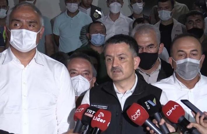 Ersoy: Yangının turizm bölgelerine sıçraması engellendi