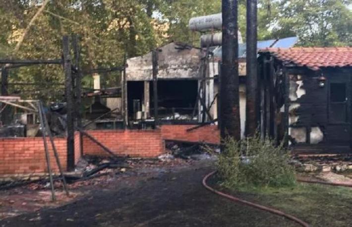 Otel mutfağında yangın