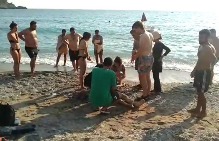 Fethiye'de denize giren turist boğuldu