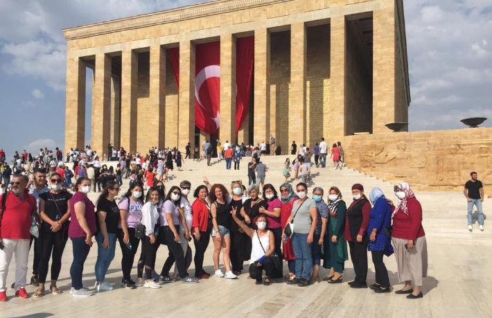 Muğlalı 30 kadın, 30 Ağustos’ta Anıtkabir'i ziyaret etti