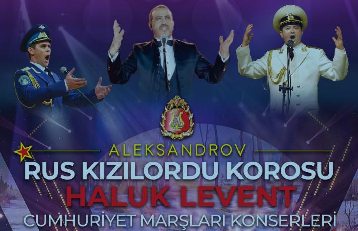 Kızıl Ordu Korosu ve Haluk Levent Manavgat için söyleyecek