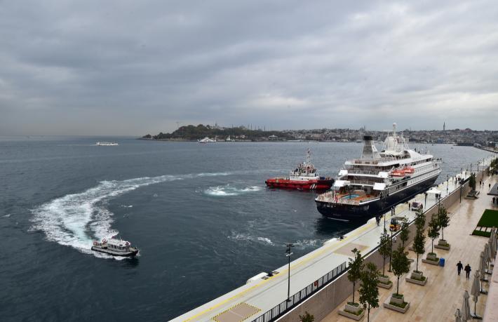 Galataport İstanbul ilk yolcu gemisini ağırlıyor