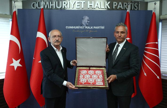 CHP, TÜRSAB heyetini kabul etti