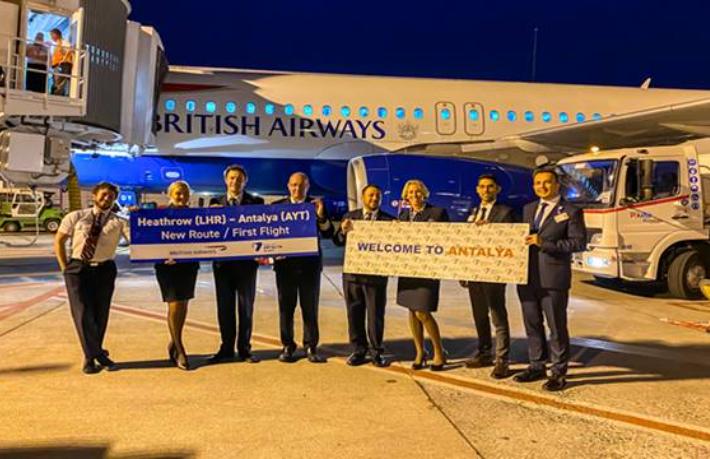 British Airways, Antalya uçuşlarına başladı