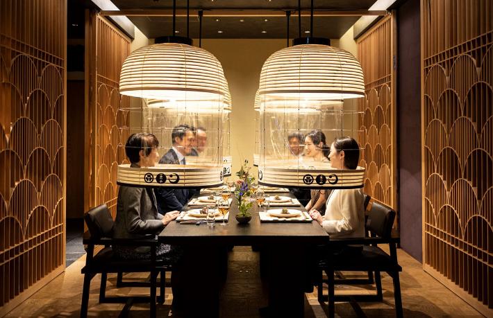 Japon restoranından ilginç koronavirüs önlemi