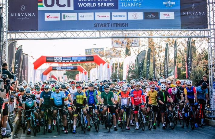 UCI Nirvana Gran Fondo Antalya Uluslararası Bisiklet Yarışı sona erdi