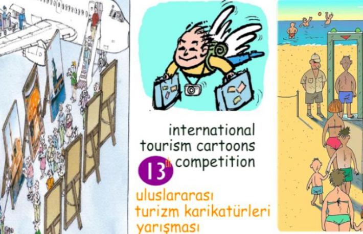 13. Uluslararası Turizm Karikatürleri yarışması ödül töreni 26 Kasım’da