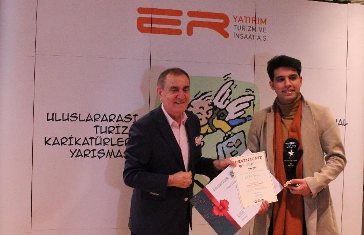 Turizm Karikatürleri Yarışmasında ödüller törenle sahiplerine verildi