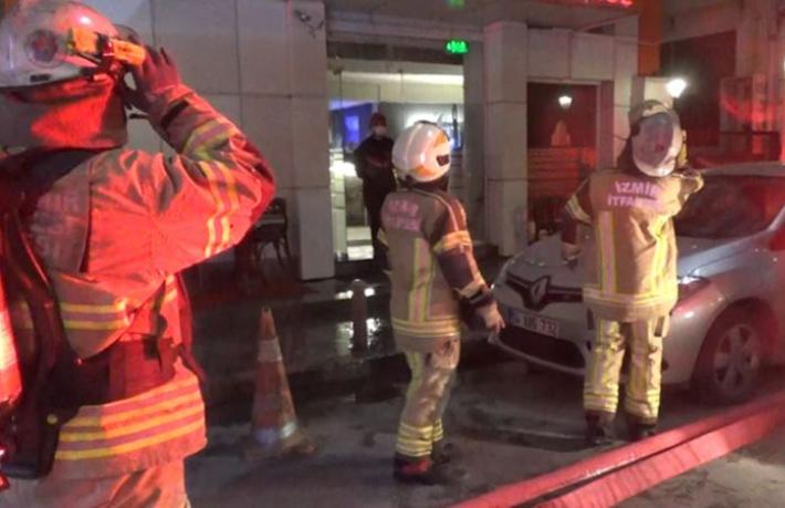 Otelde korkutan yangın