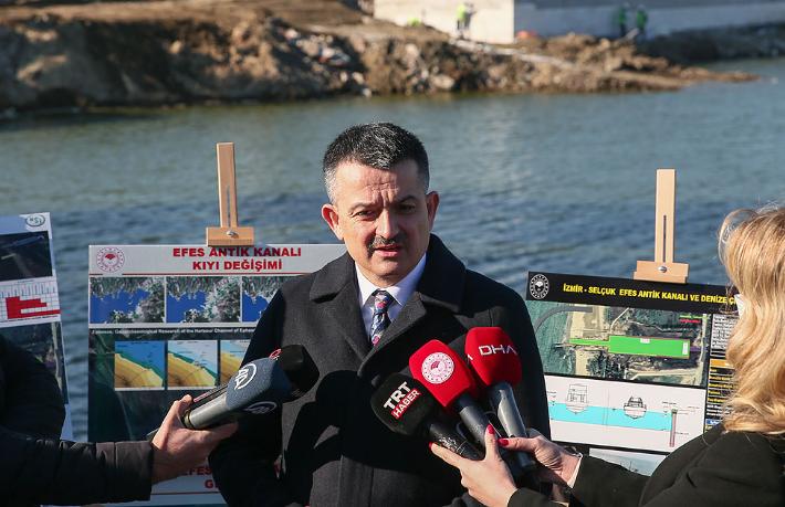 Efes Antik Kenti denizle buluşacak