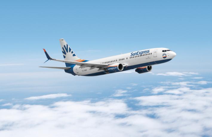 Bir turistik hat daha açtı... SunExpress'in Vilnius-Antalya direkt seferleri başladı