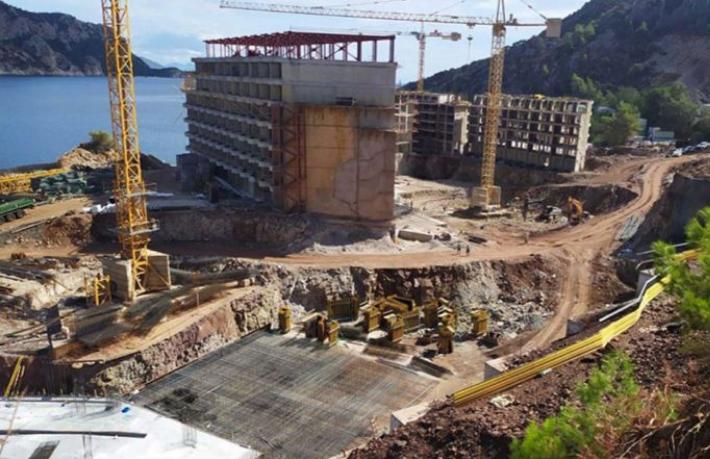 Sinpaş'ın resort oteline bilirkişi bitince 'Dur' dedi