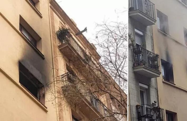 Otel yangınında can pazarı... 9 yaralı