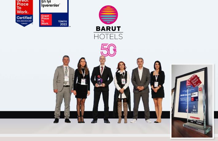 Barut Hotels'in çalışan politikalarına iki önemli ödül