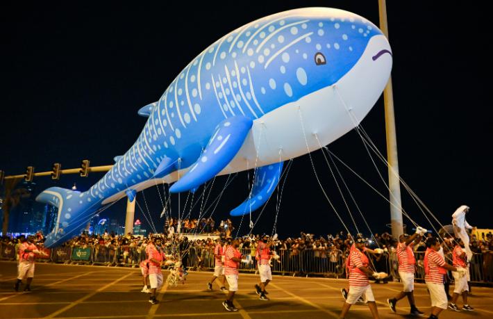 Orta Doğu'nun en büyük balon festivali Katar semalarında yükseliyor