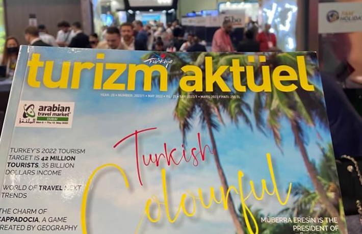 Turizm Aktüel yeni sayısıyla ATM Dubai Turizm Fuarı'nda