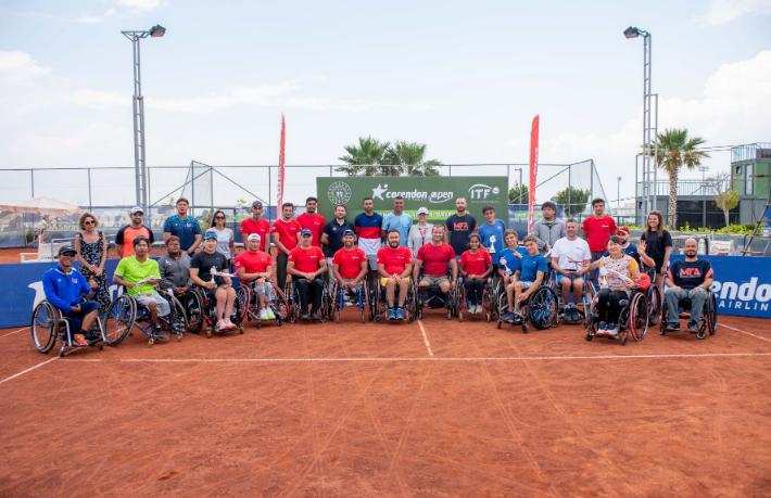 Corendon Airlines Tekerlekli Sandalye Tenis Turnuvaları’nda kazananlar belli oldu