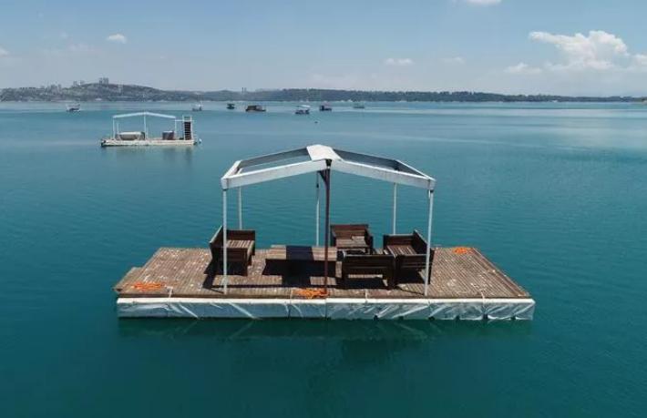 Girişimci turizmcilikte son nokta... Göle izinsiz duba koyup günlük kiraya verdiler