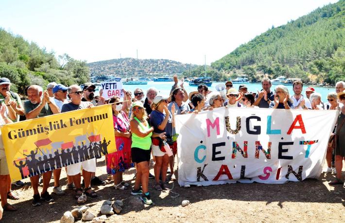 Cennet Koyu’ndan ‘Cengiz Holding’ protestosu