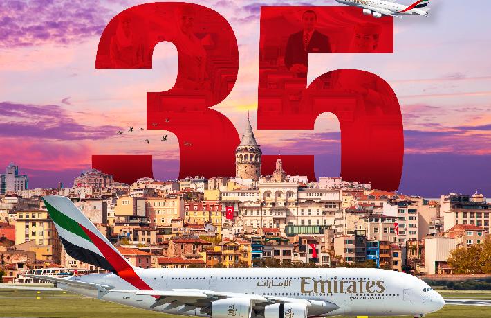 Emirates Türkiye’deki 35’inci yılını kutluyor