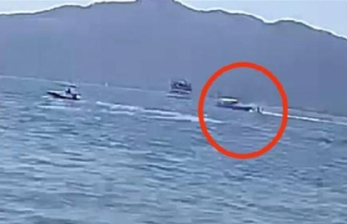 Marmaris'te sürat teknesi ile tekne dolmuş çarpıştı... İngiliz turist hayatını kaybetti