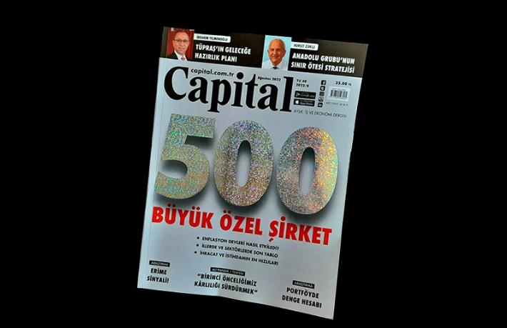 Capital 500 listesinde hangi turizm şirketleri yer alıyor?