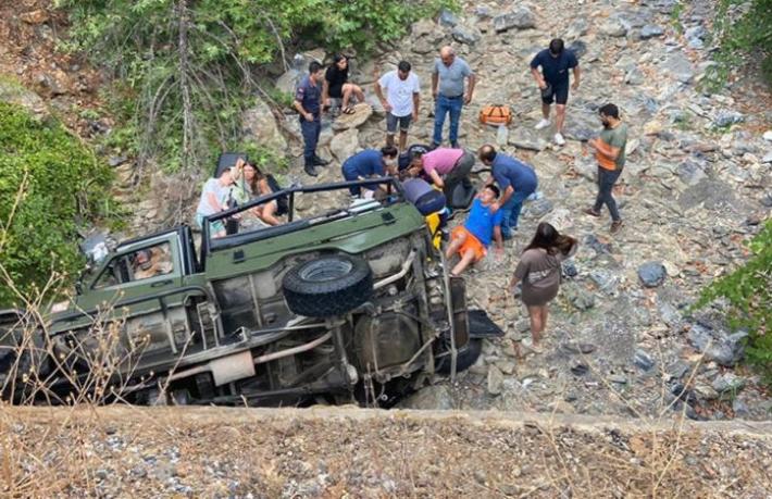 Antalya'da safari kazası... 7 yaralı