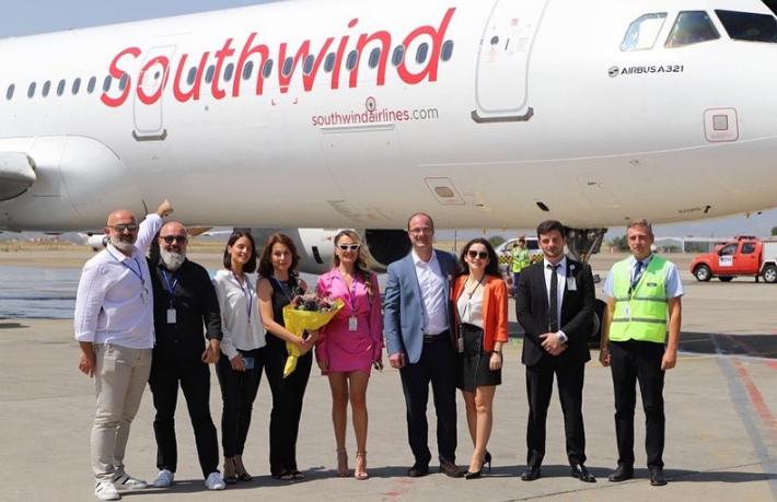 Southwind'ın Antalya-Tiflis uçuşları başladı