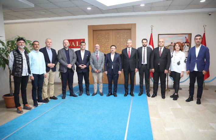 TÜRSAB’dan vali Çiçek’e ziyaret