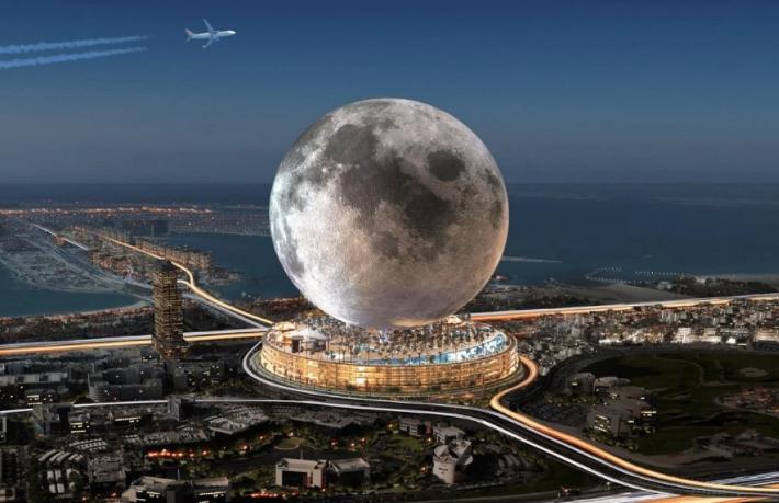 Dubai, Ay şeklinde tatil köyü inşa edecek
