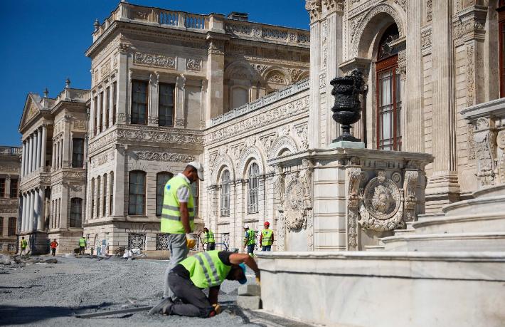 Dolmabahçe Sarayı’nın altyapısı yenileniyor