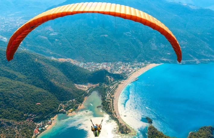Yamaç paraşütü kazası... Rus turist yaşamını yitirdi