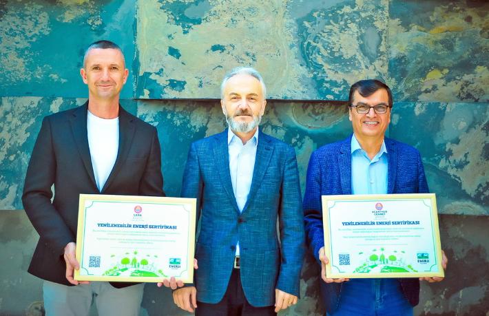 Akdeniz Bölgesi'nin ilk Yeşil Enerji Sertifikalı otelleri Barut Grubu'ndan