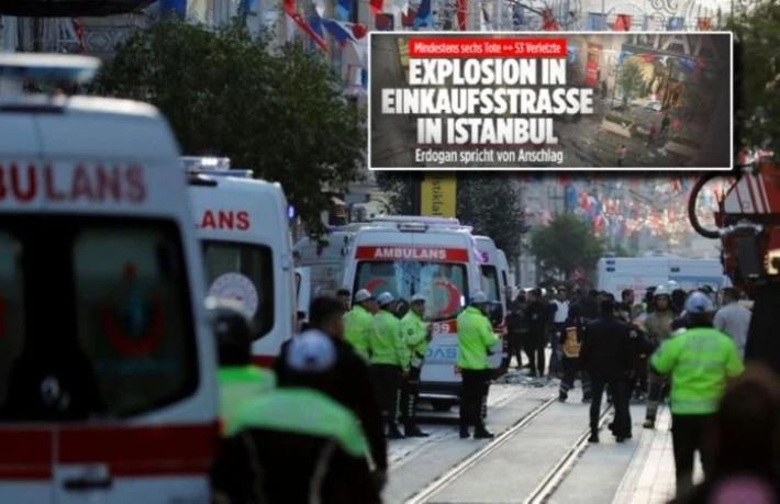 İstanbul'daki patlama yabancı basında